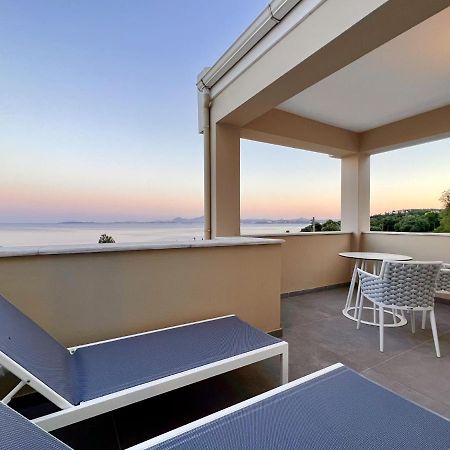 Luxury Villa Barbati Sun With Private Pool By Dadovillas Exterior foto