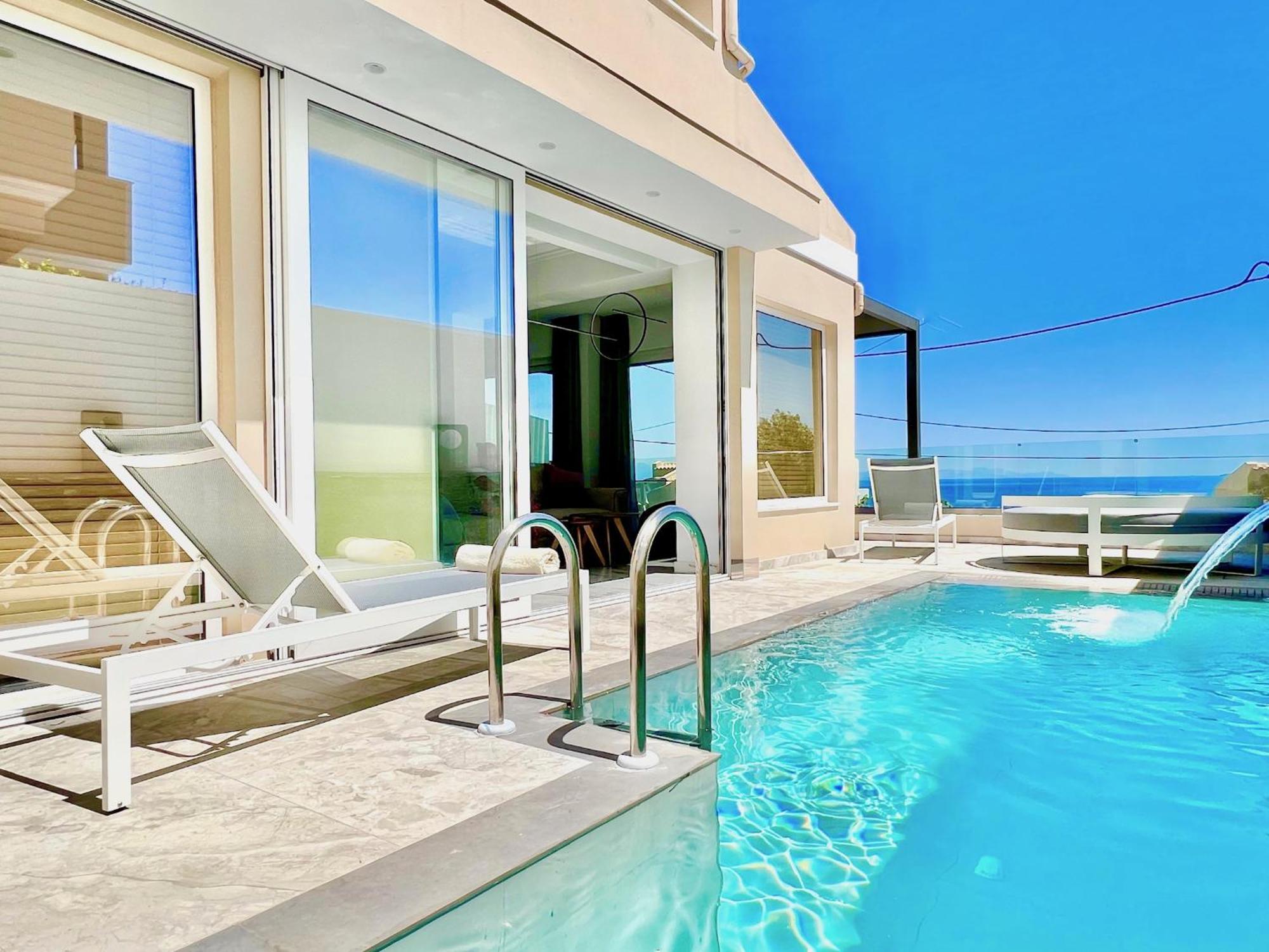 Luxury Villa Barbati Sun With Private Pool By Dadovillas Exterior foto